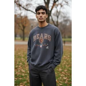 Vintage 1990s Chicago Bears Logo Athletic Pro Line Sweater Mens XL